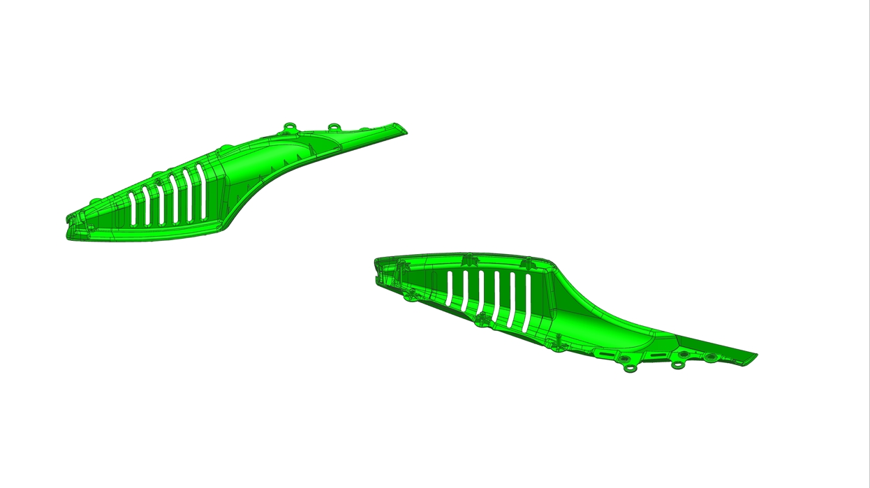 a) 产品3D图
