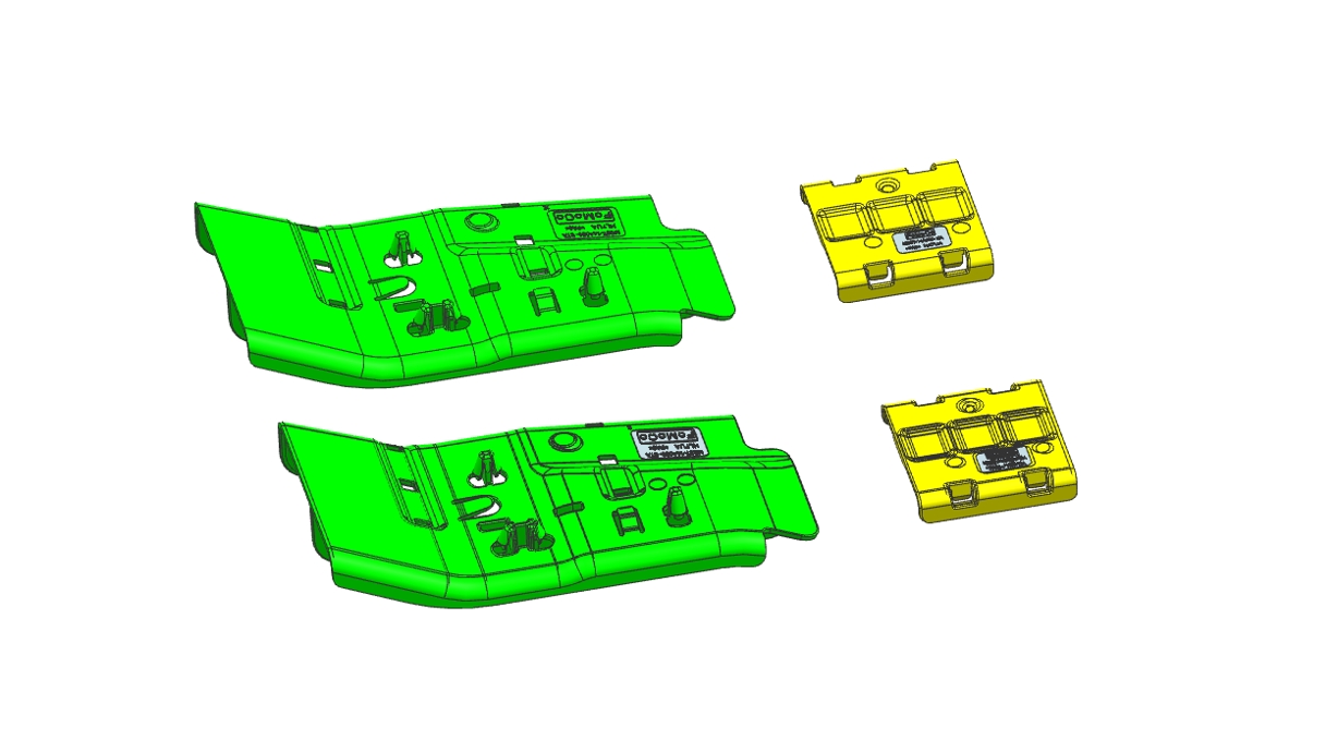 a) 产品3D图